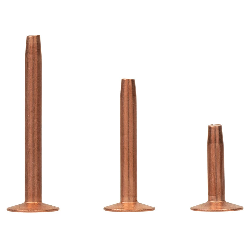 #14 Solid Copper Rivets With Burrs - Image 4