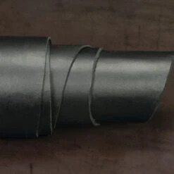 Black Veg Tanned Strap Leather, 7/8 Oz.