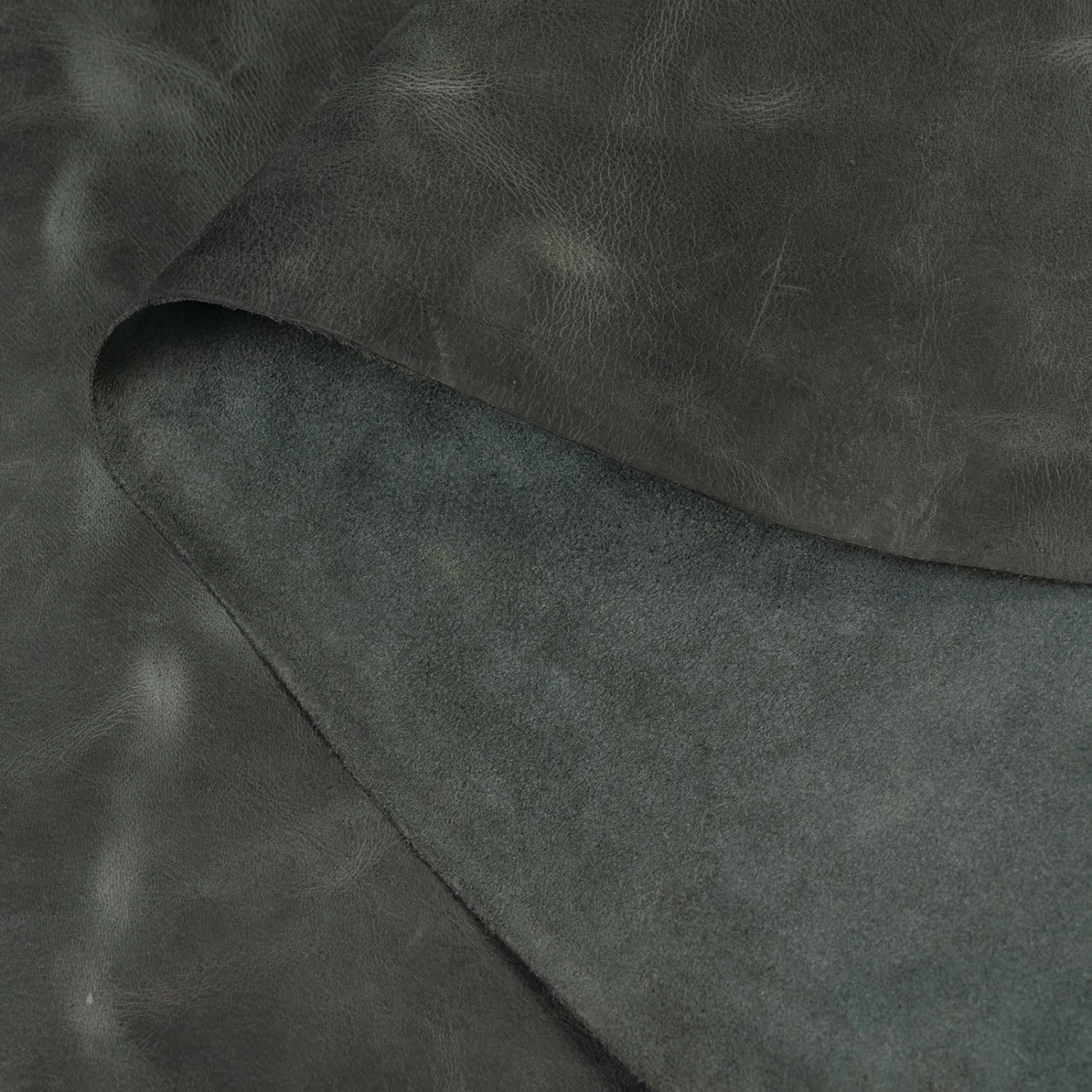 Water Buffalo Leather, Crazy Horse, Side - Image 5