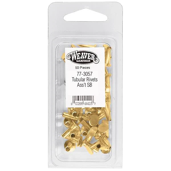 Tubular Rivets Solid Brass