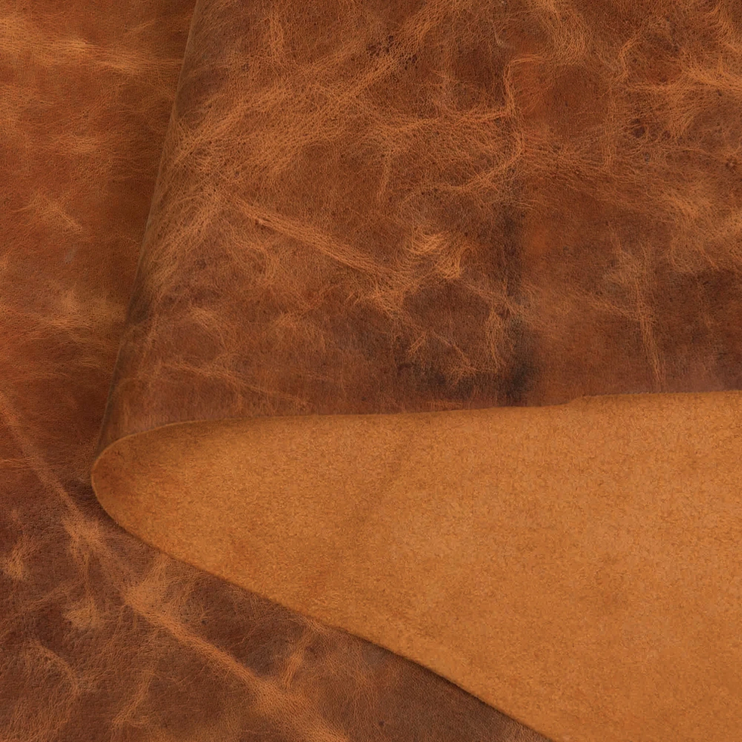 Water Buffalo Leather, Crazy Horse, Side - Image 12