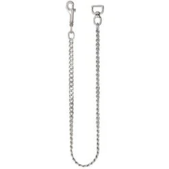 #630 Flat Link Lead Chain Chrome Plated, 3/4" X 30"