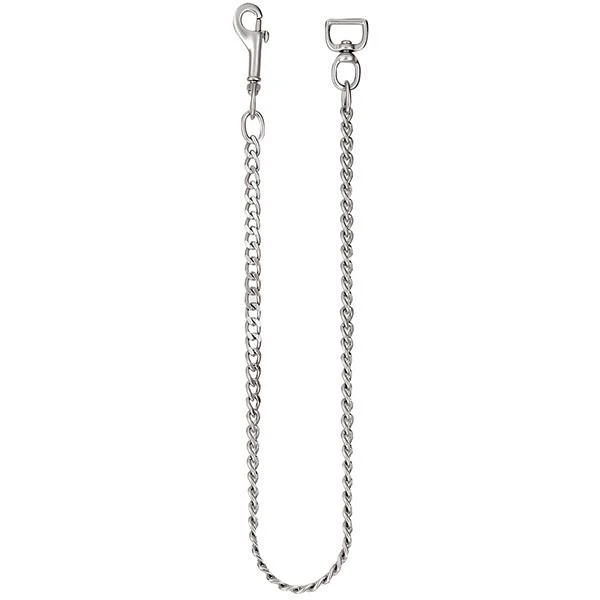 #630 Flat Link Lead Chain Chrome Plated, 3/4" X 30"