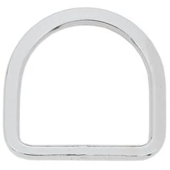 Beveled Saddle D-Ring Stainless Steel, 3"