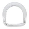 Beveled Saddle D-Ring Stainless Steel, 1-1/4"