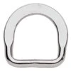 Flat Saddle D-Ring Stainless Steel, 1-1/4"