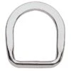 Flat Saddle D-Ring Stainless Steel, 1-3/4"