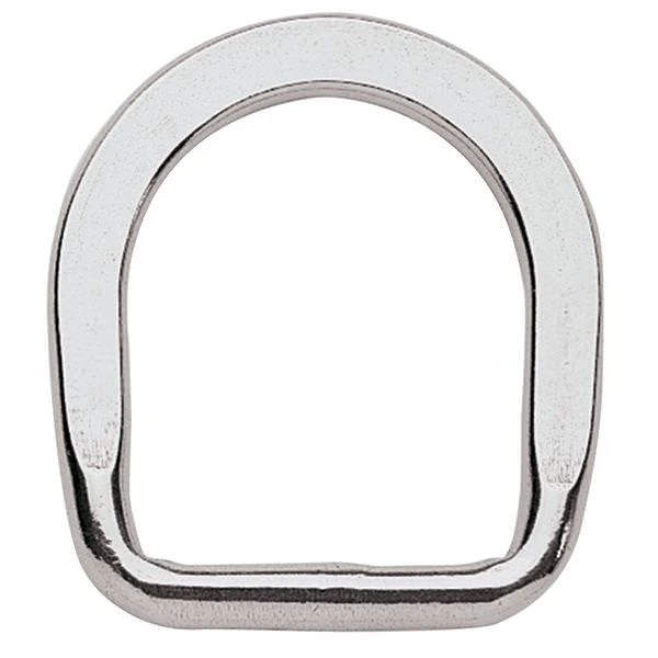 Flat Saddle D-Ring Stainless Steel, 1-3/4"