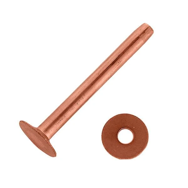 #10 Solid Copper Rivets With Burrs - Image 4
