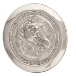 Horsehead Rosettes Stainless Steel, 2"