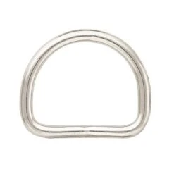 #3252 Welded D-Ring Stainless Steel, 1-3/4"