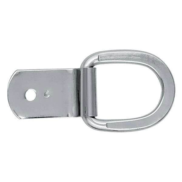 Clip And Flat D-Ring Stainless Steel, 1"