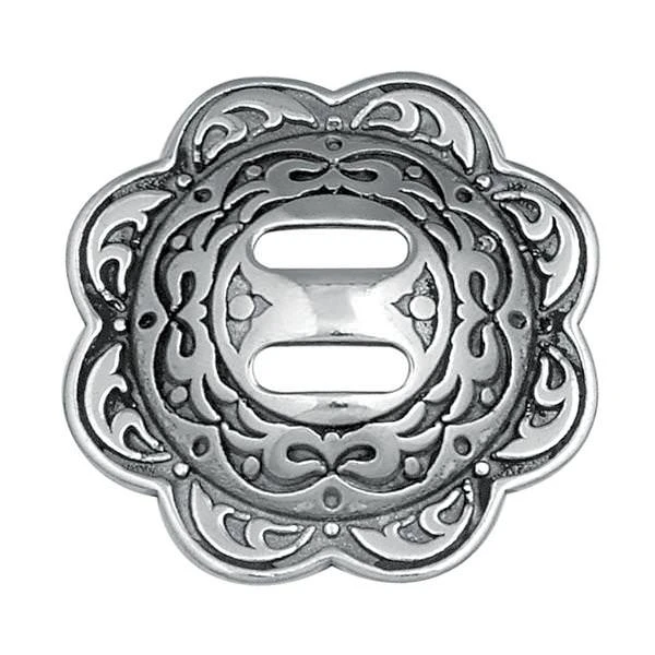 Jeremiah Watt Accented Floral Concho With Slot - Image 4