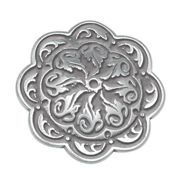 Jeremiah Watt Accented Floral Concho With Post - Image 3