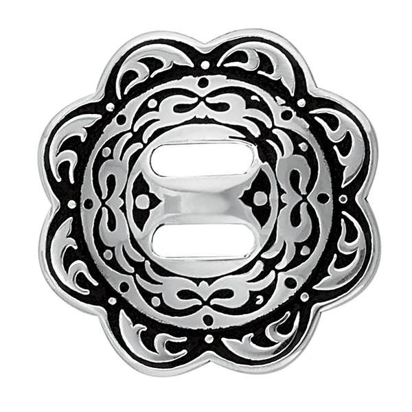 Jeremiah Watt Accented Floral Concho With Slot - Image 7