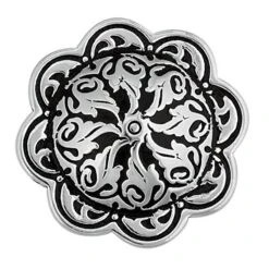 Jeremiah Watt Accented Floral Concho With Loop