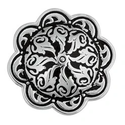 Jeremiah Watt Accented Floral Concho With Wood Screw