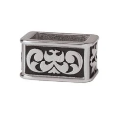 Jeremiah Watt Accented Floral & Wire Edge Loop