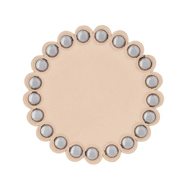 Leather Concho 1-1/4" With Spots Only