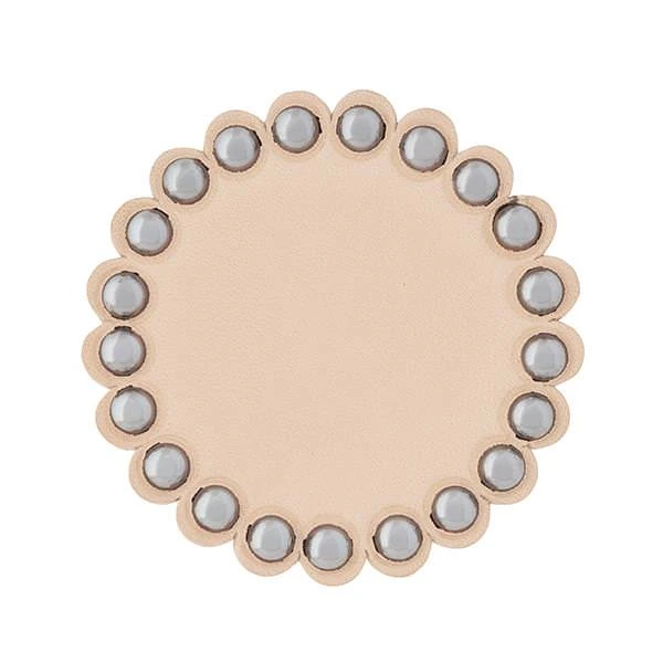 Leather Concho 1-1/2" With Spots Only