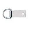 Saddle D-Ring With Clip, NP, 5/8"