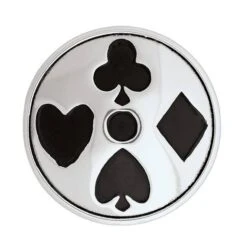 Jeremiah Watt Accented Card Suite Concho With Loop