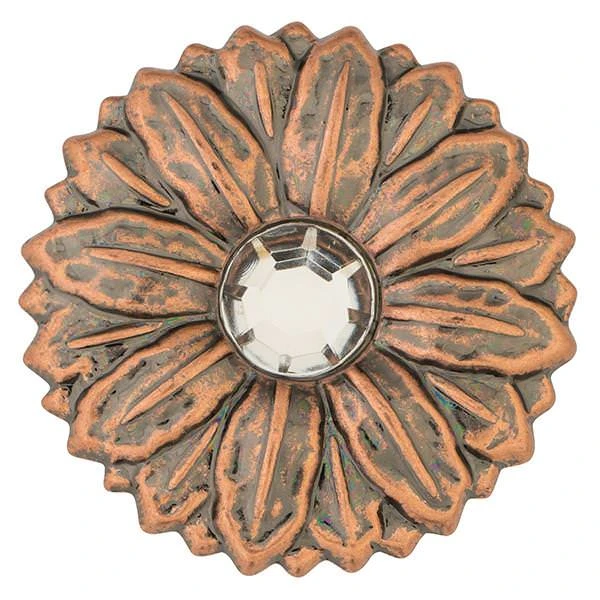 #1945 Sunflower Concho With Post - Image 2