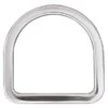 Long Flat Saddle D-Ring Stainless Steel, 3-1/2"