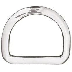 Beveled Rigging D-Ring Stainless Steel, 2-1/2"
