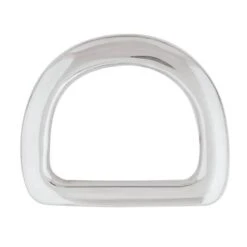 Beveled Saddle D-Ring Stainless Steel, 2"