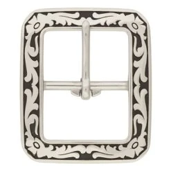04411 Floral Clipped Corner Buckle