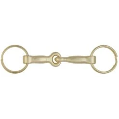 Snaffle Bit Key Ring, Zinc Over Brass