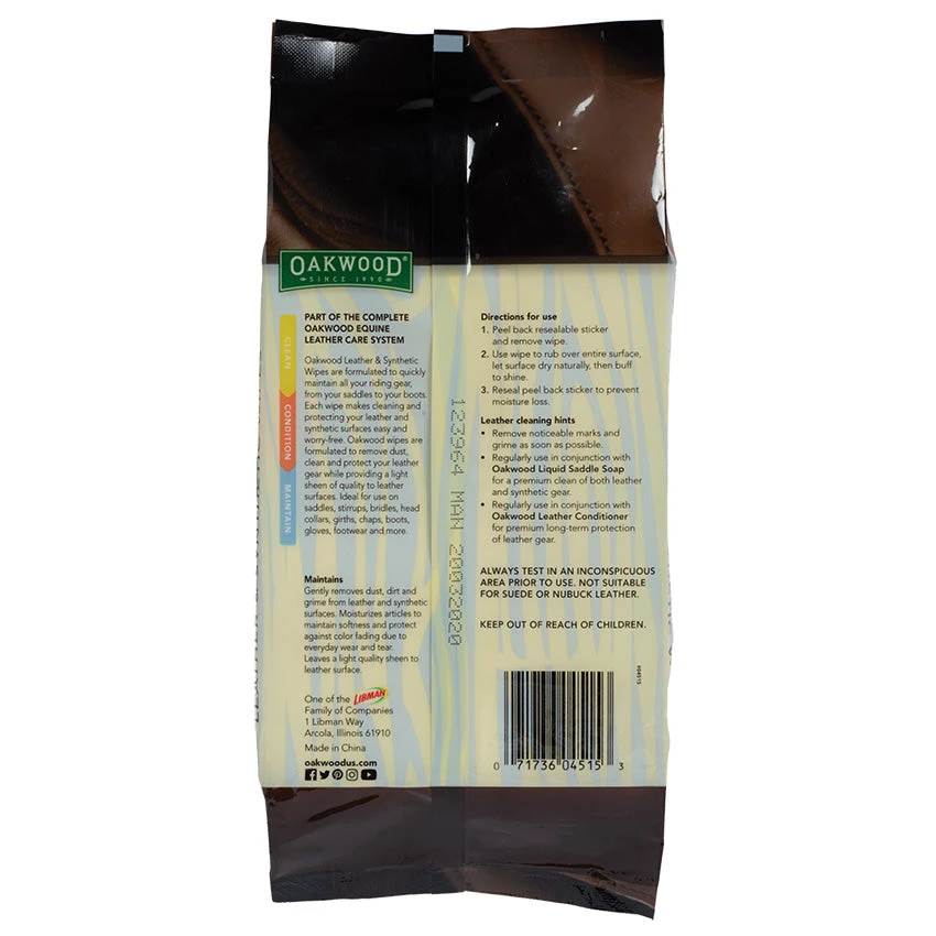 Oakwood Leather And Synthetic Wipes - Image 2