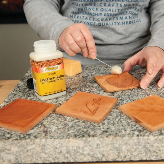 Fiebing's Leather Balm With Atom Wax, Neutral, 4 Oz. - Image 3