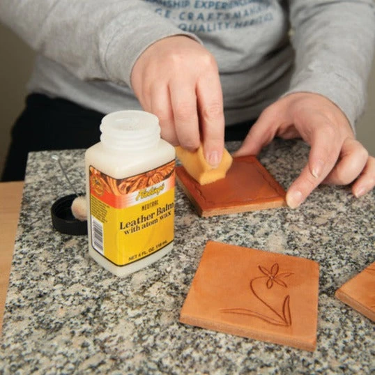 Fiebing's Leather Balm With Atom Wax, Neutral, 4 Oz. - Image 4