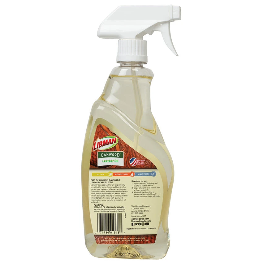 Oakwood Leather Oil Spray, 23 Oz. - Image 2