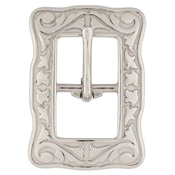 Jeremiah Watt Accented Floral Center Bar Buckle - Image 4