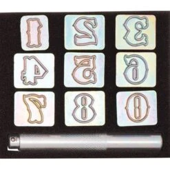 3/4" Number Stamping Set