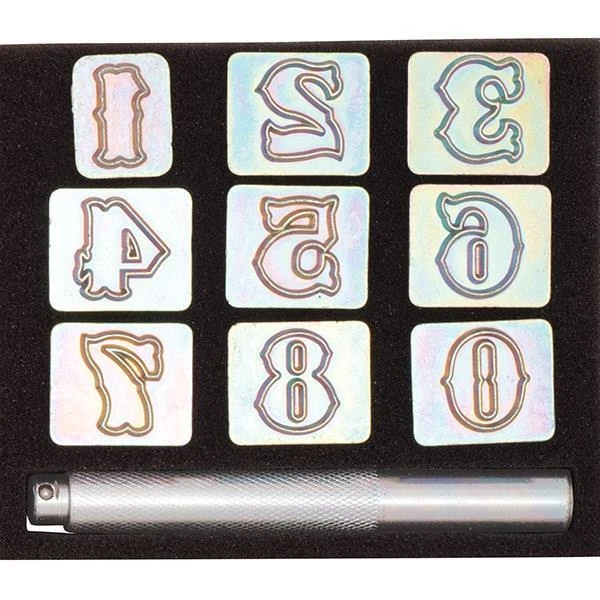 3/4" Number Stamping Set