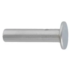 100-Pack Of #104 Tubular Rivets, Nickel Plated