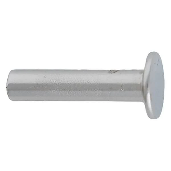 100-Pack Of #104 Tubular Rivets, Nickel Plated