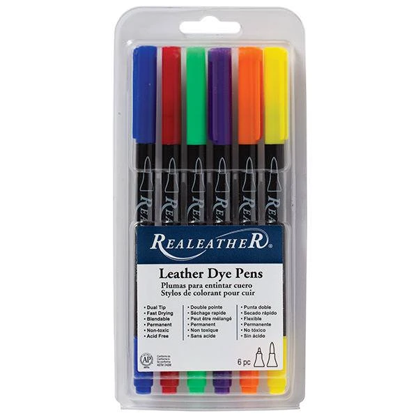 6-Pack Leather Dye Pens - Image 2